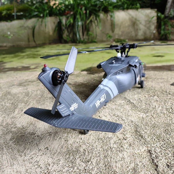 YU XIANG F09-S 1/47 2.4G 6CH Dual Brushless Direct Drive 6G/3D RC Helicopter Model (RTF)